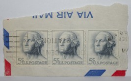 Vintage Stamps American America Usa States 5 C Five Cent Washington X1 B22 - £3.17 GBP