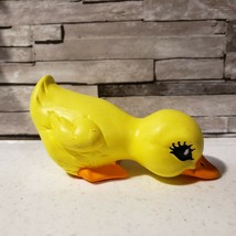 Vintage Yellow Duckling Baby Duck Figurine Easter Decor - £8.11 GBP