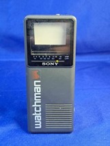 Vintage 1985 Sony Watchman FD-2A Portable Handheld Television Mini TV VH... - $37.39