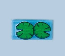 MZ Clear Blue Water 2 Lilly Pad Koi Pond Construction Piece 2X Action Mi... - $2.98 CAD