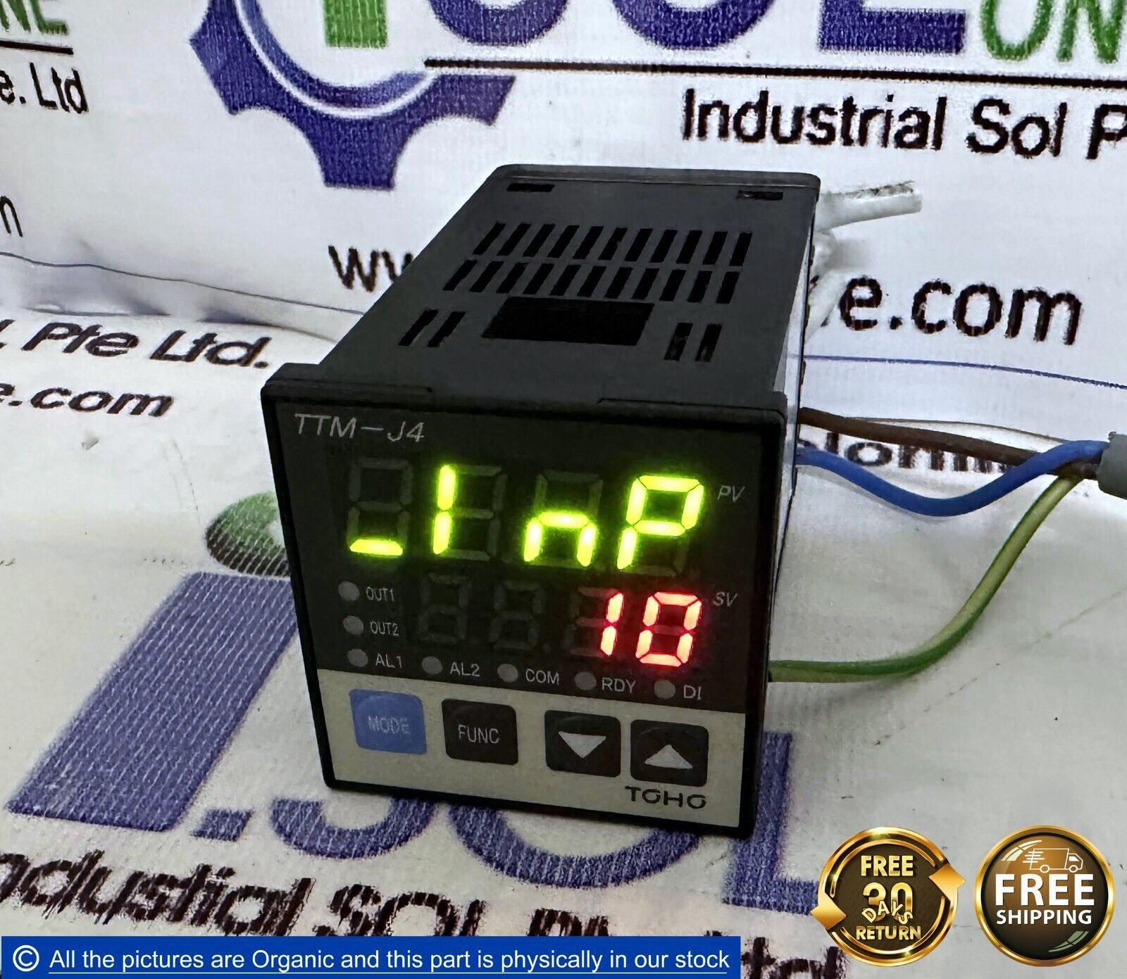 Toho TTM-J4-P-AB Digital Temperature Controller TTM-J4 Series Toho Elect... - $199.00