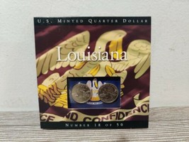 State Quarters Coins of America U.S. Minted Quarter Dollar #18 Louisiana - £8.70 GBP