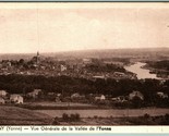General View of the Yonne Valley Joigny Yonne France UNP DB Postcard G9 - £5.41 GBP