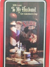 VTG 1977 Valentine&#39;s Day Card For Husband by American Greetings + Envelo... - £5.43 GBP