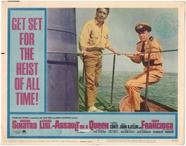 *ASSAULT ON A QUEEN (1966) Frank Sinatra &amp; Richard Conte Outside Submari... - $45.00