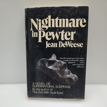 NIGHTMARE IN PEWTER By Jean Deweese - Hardcover 1st Edition Supernatural... - $17.57