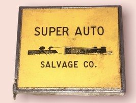 Super Auto Salvage Co. Indiana Vintage Promotional Tape Measure - $150.74 MXN