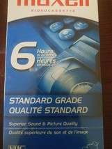 NEW BLANK VHS TAPE MAXELL Premium Grade T-120  Sealed Brand New - £14.72 GBP