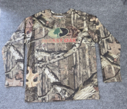 Mossy Oak Shirt Break Up Infinity Youth Boys XL Camouflage Hunting Outdoors LS - £12.26 GBP