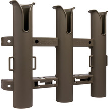 Sea-Dog Triple Threat Three Pole Rod Holder - Flat Dark Earth - $30.81