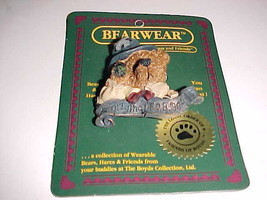Boyd Bears Friends Uncle Elliot The Head 0199611 Wearable Pin Folk Art 1995 New - £9.12 GBP