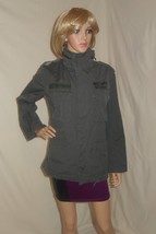 Achro Women&#39;s Dark Olive Green Military Sister Jacket Sz Medium New - £71.40 GBP