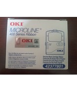 OKI Microline 400 Series Genuine Black Cartridge Ribbon 42377801 - £27.15 GBP