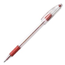 BK91-B Pentel RSVP Ball-Point Stick Pen, 1.0mm Medium Tip, Red, Pack of 6. - £7.01 GBP