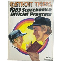 Detroit Tigers Baseball Vintage 1983 Scorebook and Official Program - £15.66 GBP