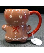 GINGERBREAD Stoneware Girl Hot Cocoa Coffee Chocolate Mug CHRISTMAS HOLI... - £19.91 GBP