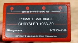 Snap-On Scanner MT2500-1389 Primary Cartridge Chrysler 1983-89 - £23.10 GBP