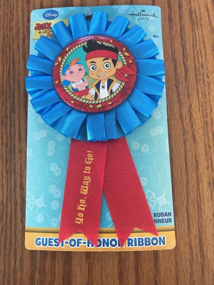 Jake Never Land Pirates Award Ribbon Ships N 24h - $14.83