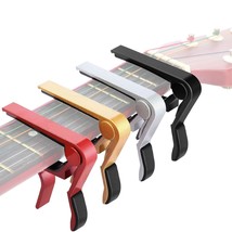 4 Pieces Guitar Capo Aluminum Metal Universal, Acoustic And Classical El... - £12.58 GBP