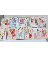 Large Mixed Lot of 12 Vtg Sewing Patterns Kids SIMPLICITY Misc Boys Girl... - £19.37 GBP