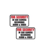2 In Car Camera Recording Vinyl Decals Truck Vehicle Indoor Outdoor High... - $55.50 MXN