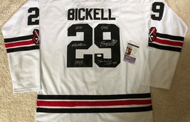 Chicago Blackhawks BRYAN BICKELL Signed Jersey #BICKELL BRAVE Photo PROO... - $247.49
