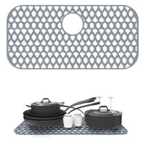 Silicone Sink Mat Protector for Kitchen Farmhouse Sink 28" x 14.4" Grid - $311.95 MXN Silicone Sink Mat Protector for Kitchen Farmhouse Sink 28" x 14.4" Grid - $311.95 MXN