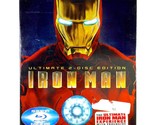 Iron Man (2-Disc Blu-ray, 2008, Widescreen) Like New w/Slip ! Robert Dow... - $8.58