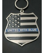 &quot;United With Blue&quot; Police Tribute Keychain (J11) - $20.51 CAD