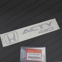 New Genuine Honda ACTY 4WD Decal Sticker Mini Truck Kei JDM 75723-S3A-J00ZC - $35.10