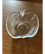 Kig Indonesia Apple shaped Dish w/Textured Leaf- Inside Space 4 1/2” X 3... - $4.94