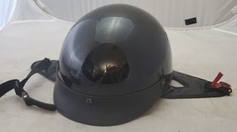 ILM-205V Half-Helmet Motorcycle Size XL Matte Black DOT Certified - £39.47 GBP