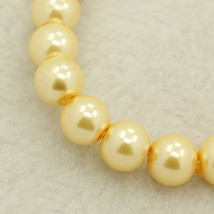 216 Ivory Glass Pearls 4mm Beads 32&quot; Strand Bulk Wholesale Round - £1.37 GBP