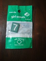 Girl Scouts Number 7 Iron-on - $12.03 CAD