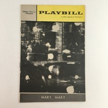 1961 Playbill Michael Wilding in Mary, Mary Broadway at Helen Hayes Theatre - £11.21 GBP
