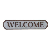 Cheungs Decorative Horizontal Galvanized Wall Sign - Welcome - $68.15
