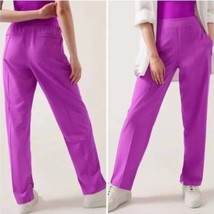 ATHLETA Brooklyn Heights Vienna Slim Pant Size 16 Jazzy Purple NWT - £52.20 GBP