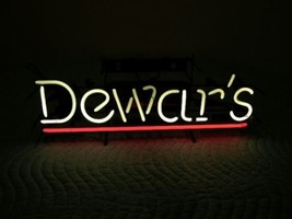 Dewar&#39;s Whisky Art Light Neon Sign 22&quot;x10&quot; - £155.84 GBP