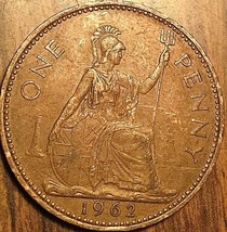 1962 Uk Gb Great Britain One Penny - £0.97 GBP