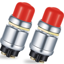 Engine Start Push Button Momentary 12V and 24V Waterproof Push Button Switch Pus - £12.09 GBP