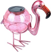 Solar Lantern Outdoor Decorative Waterproof LED Solar Lights Flamingo Ta... - $60.54