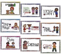 9 Pcs A4 Classroom Rules Posters- Preschool Class Rules Poster- Classroo... - $19.26