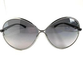 Elegant Tom Ford  65mm Silver Oversized Women&#39;s Sunglasses T1 - £119.89 GBP