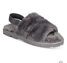 INC International Concepts Mens Faux Fur Indoor Slingback Slippers Size: Medium - £15.81 GBP
