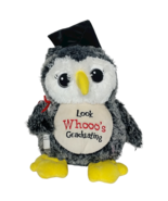 Dan Dee Graduation Gray Owl Look Whooo&#39;s Graduating Diploma Plush 2018 1... - €20,16 EUR