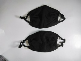 2 A New Day S/M Reusable Black Polyester Fabric Unused New wo Package Fa... - $4.00