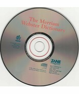 The Merriam Webster Dictionary by Zane Publishing for WIN95/MAC ~ 1996 ~... - $24.20 CAD