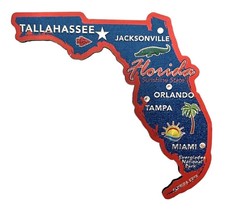 Florida The Sunshine State Foil Fridge Magnet - £5.15 GBP