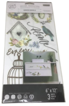 Decor Transfers Decal Garden Marvels Birds Home Birdhouse Nest Furniture DIY NEW - £11.73 GBP