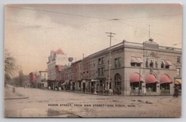 Ann Arbor MI Huron Street From Main Street Postcard P23 - $9.95